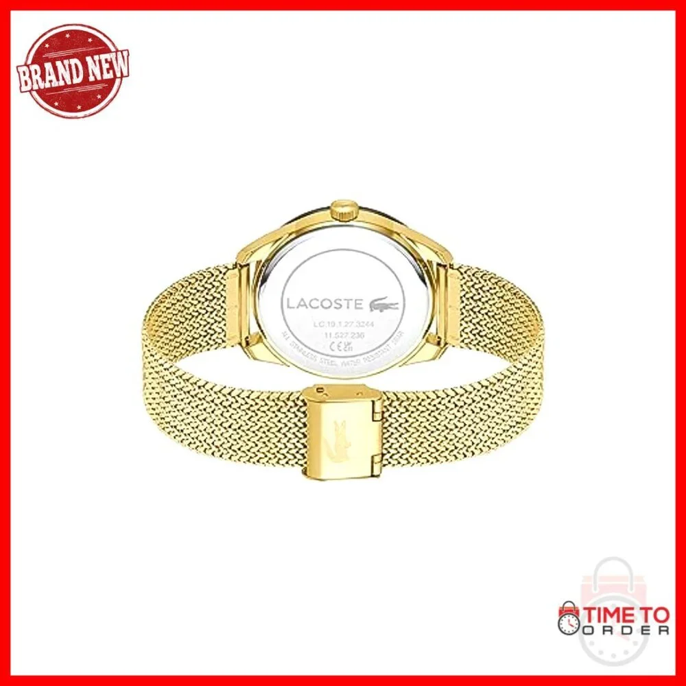 Men's Stainless Steel Mesh Watch with Date Function, 40mm Case